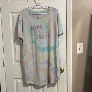 Colorful Tie-Dye T-Shirt with Graphic